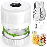 Wothfav Macchina per sottovuoto elettrica per barattoli di conserve, sigillante elettrico Mason Jar per vuoto per larghezza e apertura normale, macchina per vaccumatori per conservare alimenti