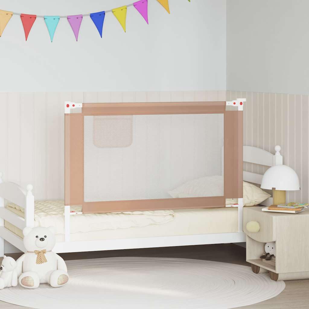 vidaXL Sponda Letto di Sicurezza per Bambini Talpa 120x25 cm Tessuto