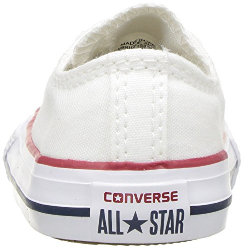 Converse Chuck Taylor All Star Ox Ankle-High Fabric Fashion Sneaker Optical White3