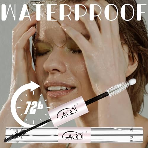 Image of GAQQI Lash Bond and Seal + Remover 3 in 1 Set, 10ml Lash Cluster Glue Waterproof for Eyelash Clusters, 5ml Eyelash Remover Gentle Formula, Strong Hold for 72H+