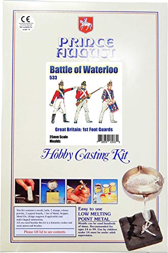 Prince August Hobby Casting kit pour créer vos soldats en étain de la bataille de Waterloo
