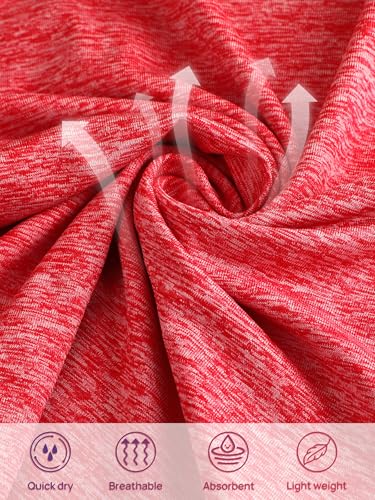 2 Pack Boys Dry-Fit Athletic Shirt Short Sleeve Crew Neck Moisture Wicking Performance Tees for Youth Teens 4-16Y3