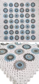 Baby Blanket, Crochet Baby Blanket, Granny Square Baby Blanket, Baby Shower Gift, Newborn Gift, Baby Afghan, Stroller Blanket, Vintage Style