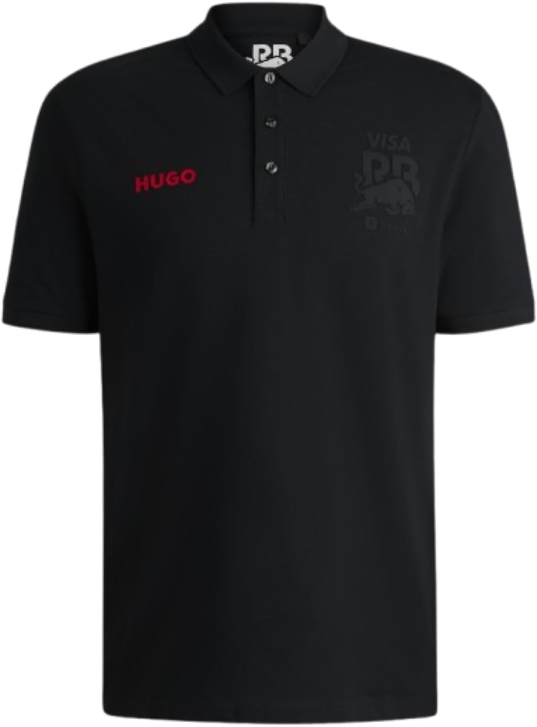 Hugo Men's F1 2024 Racing Bull Team Logo Polo Tshirt