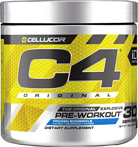 C4 Original Pre Workout Powder Frozen Bombsicle | Sugar Free Preworkout Energy Supplement for Men & Women | 150mg Caffeine + Beta Alanine + Creatine | 30 Servings C4 Original Pre Workout Powder Frozen Bombsicle | Sugar Free Preworkout Energy Supplement for Men & Women | 150mg Caffeine + Beta Alanine + Creatine | 30 Servings