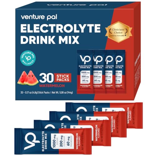 Venture Pal High Sodium Sugar Free Electrolytes Powder Packet, 30 Sticks