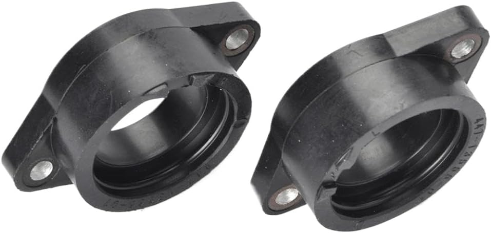 2PCS 2.5mm Motorcycle Carburetor Interface Adapter Intake Insulator Connector Compatible With Automotive Motorcycle Parts XS650 TX650