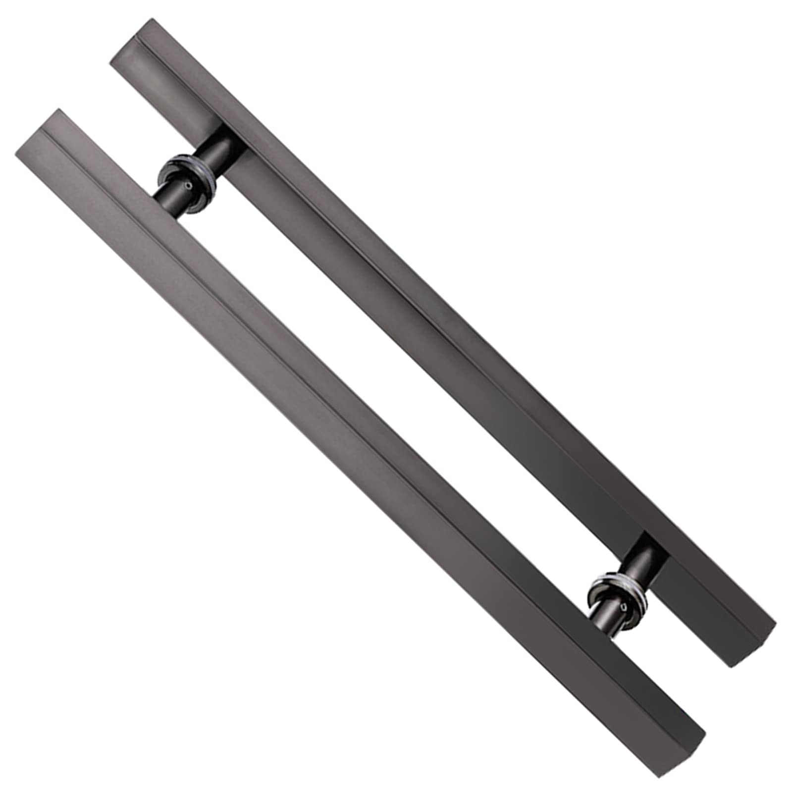 Poignée de porte coulissante push pull en H pour grange et baie