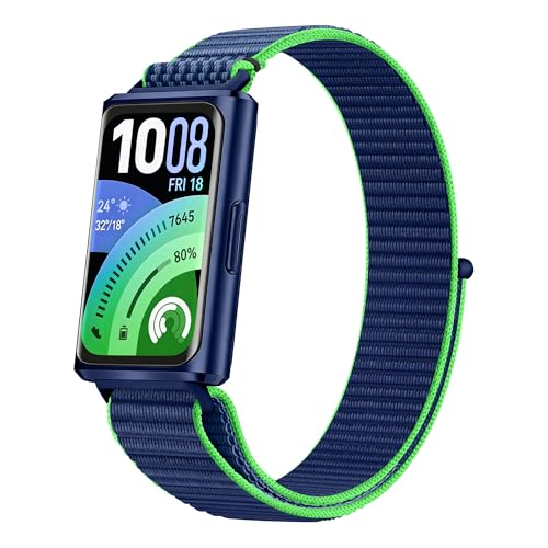 Image of XMUXI Compatible with Huawei Band 11 Nylon Straps Compatible with Huawei Band 11 Pro Watch Strap Lightweight Replacement Strap (No Watch)