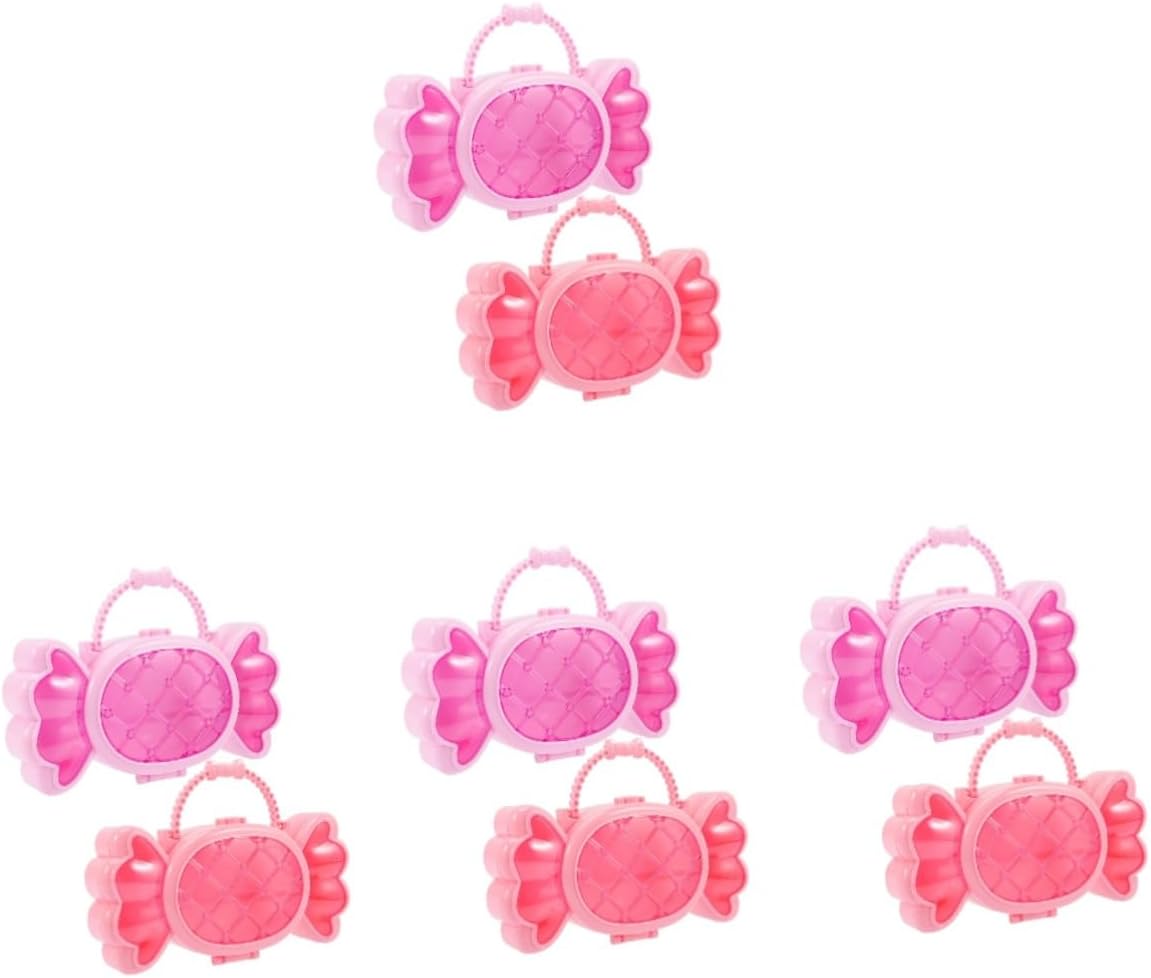 SaditY 8 Pcs Candy Tote girls crossbody purse wallets for girl wallet candy shape bag wedding favors for guests bulk 100 macarons plastic girls trinkets case girls jewelry case mini