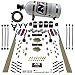 Nitrous Express - 8 Cyl Dry Direct Port Dual Stage 4 Solenoids Nitrous Kit (200-600HP) w/10lb Bottle (93106-10)