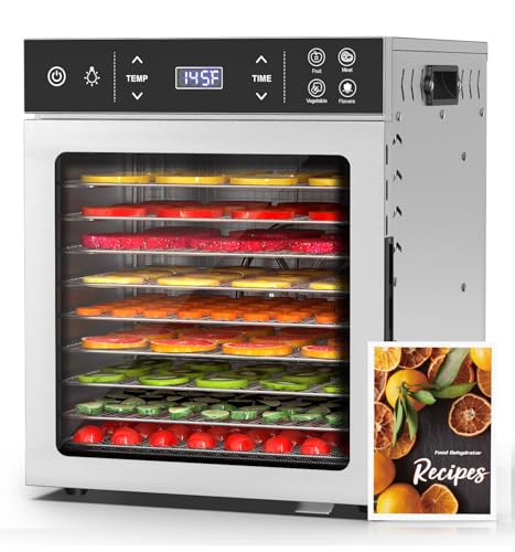 HOPERAN 400W Food Dehydrator with 10 Trays