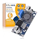 LYLANMO 6PCS LM2596 DC to DC Buck Converter 3.0-40V to 1.5-35V DIY Power Supply Step Down Module Adjustable Voltage Regulator Electronic Voltage Stabilizer