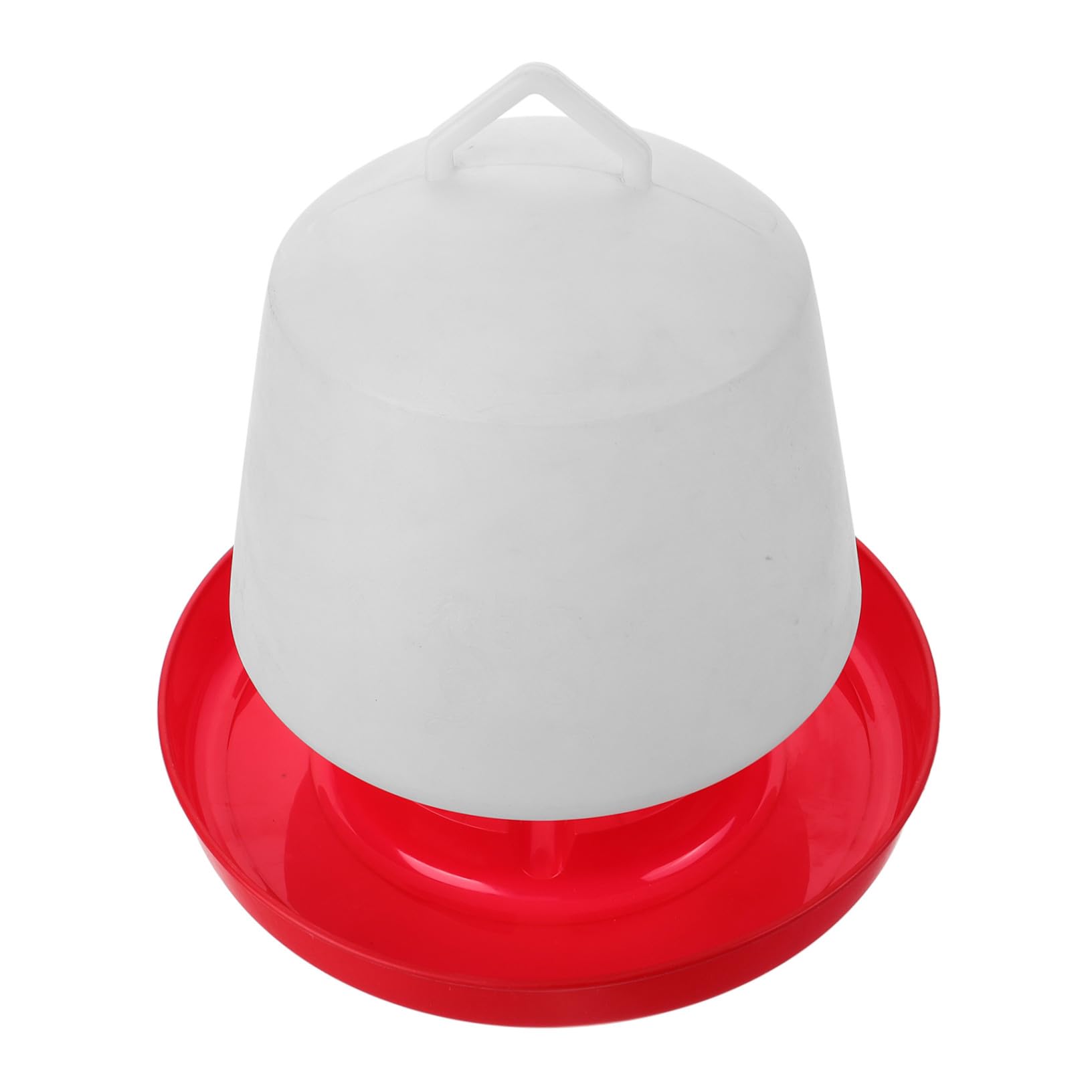 POPETPOP Mangiatoia per Pollame Portatile in Resistente Facile da Pulire e Installare Contenitore Stabile per Alimenti per Galline e Pulcini Protezione Anti-sporco per Uso Domestico e