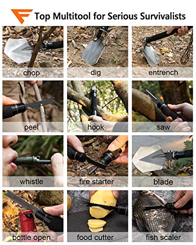 FiveJoy Folding Shovel Multitool (C1)