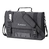 WEGWANG Messenger Bag, 17 Inch Laptop Bag with Adjustable Shoulder Strap , Canvas Satchel For Laptop / HP / Macbook / Asus / Lenovo / Men / Women