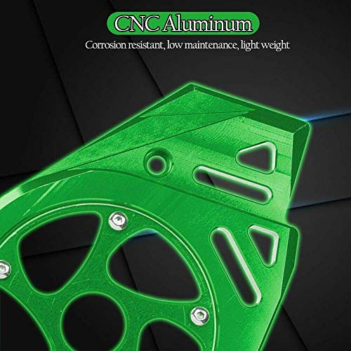 Motorcycle Front Chain Guard Sprocket Engine Cover For Er6N Er 6N 2012-2015 Er6F Er 6F Ninja650 Ninja 650 2012-2014 Versys650 Versys 650 Kle650 2006-2014 Vn650 Vn 650 Vulcan S 2015-2023 (Green) #TOP4