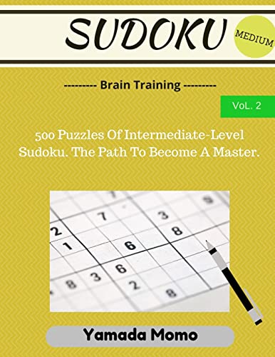 Sudoku: Brain Training Vol. 2: Include 500 Puzzles Medium Level