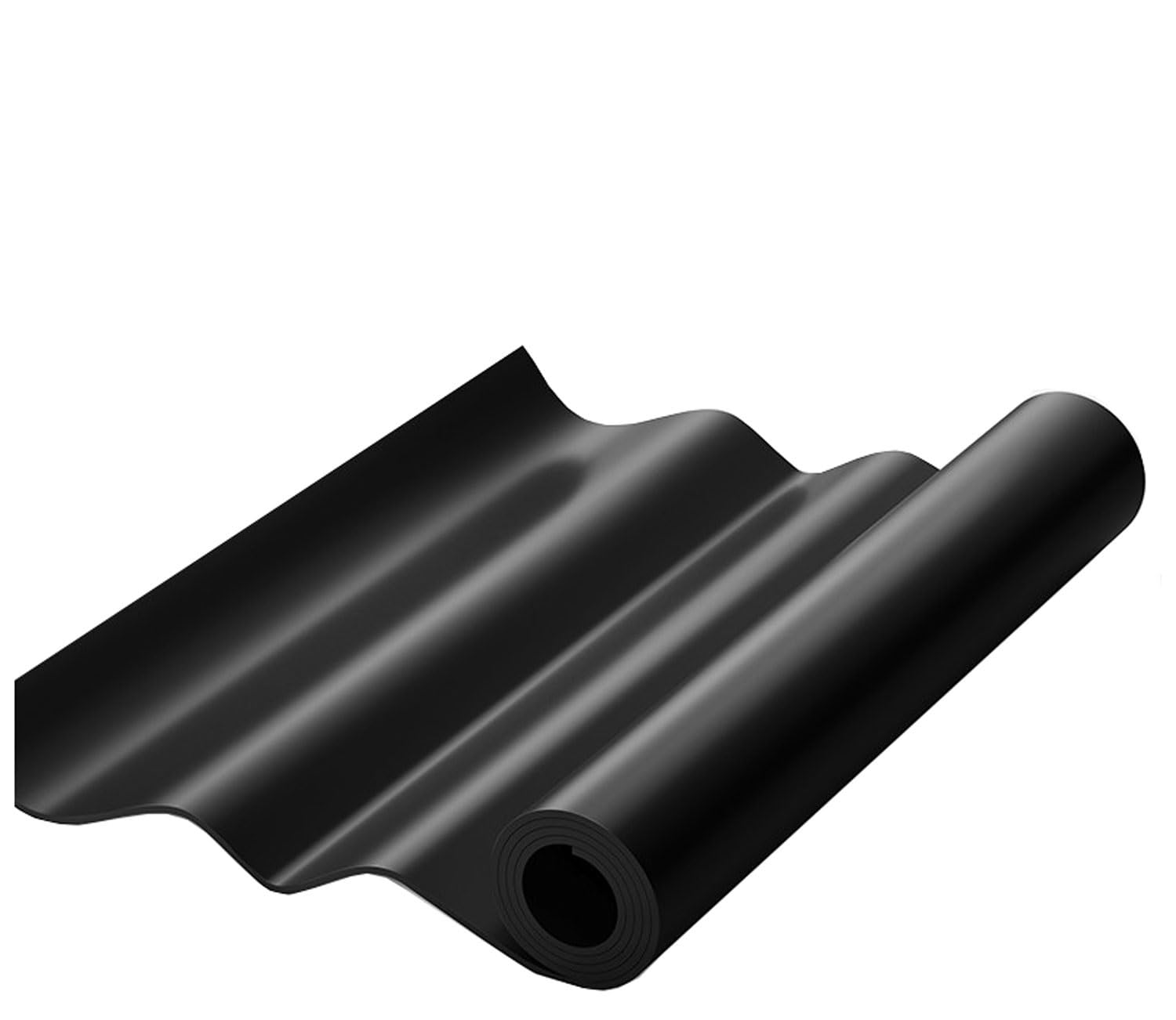 Neopren Gummimatte Rolle 50cm Breit Schwarz Meterware Zuschnitt