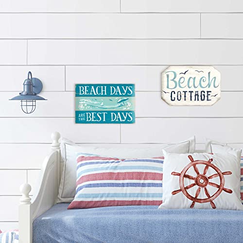 Beach Cottage Wall Decor - Vintage Nautical Wood Sign for Beach House, Sun Room, or Bathroom - Image 5