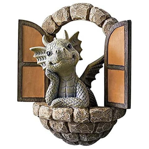 Holibanna 3D Dragon Wall Art Decor Cover