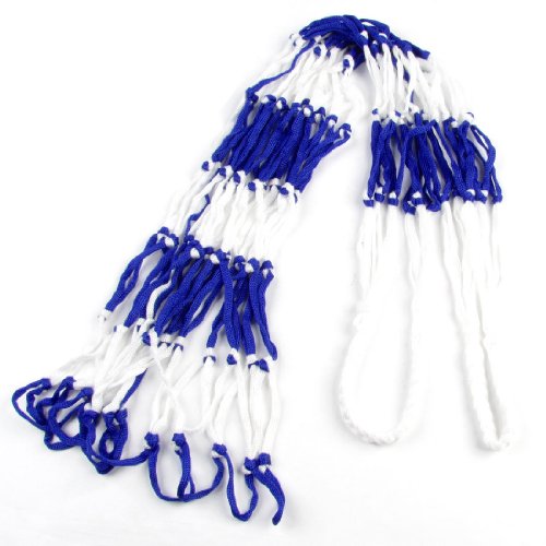 Ruilogod Nylon Soccer Ball Basketball Volleyball Carry Net Bag White Blue 3.4ft Long (id: a9c e80 cae 740 9b8