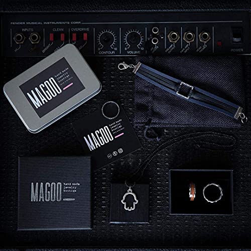 Men's Brown Bracelet, Vegan Faux Leather & Brass Infinity Celtic Knot Pendant Bracelet, Unique Handmade Tribal Boho Jewelry For Guys By Magoo #TOP7