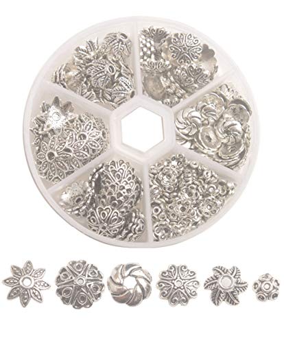 Changjin 360pcs mixed lots of antiqued silver metal bea…
