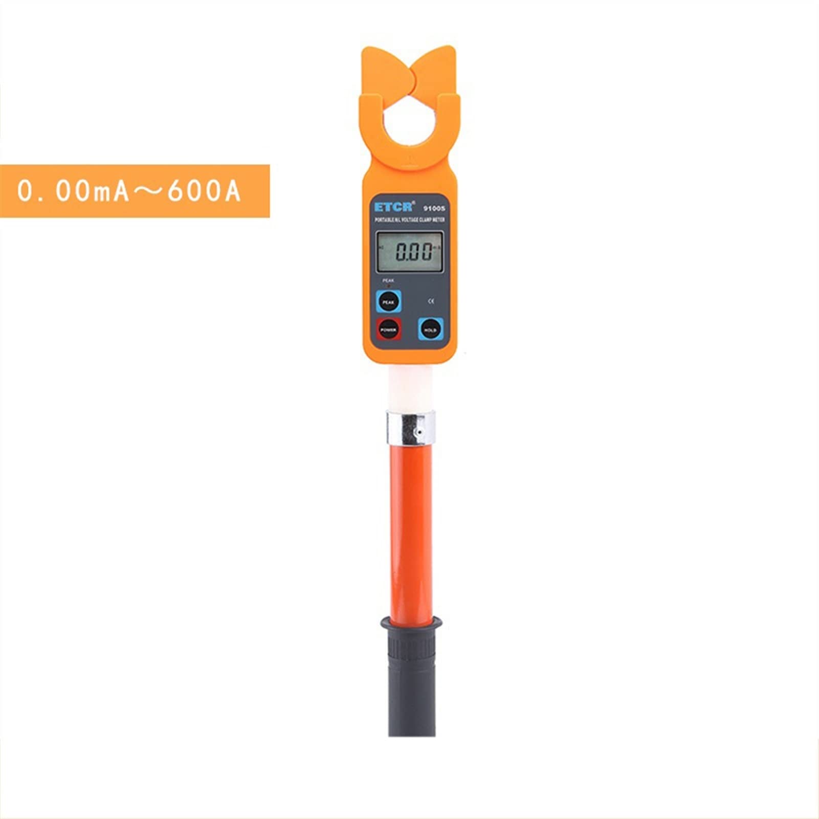 Compteur de serrage numérique 600A sans fil Pince haute et basse tension AMMÈTRE HIGHTER ET BASSE TENSION Courant de courant ETCR9100S