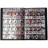 Coin Collection Starter Kit 120 Countries Coins /100% Original Genuine/World Coin with Leather Collecting...