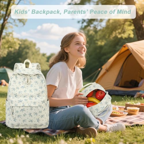 Image of Girls Backpack for Kids Elementary Bookbag Girly School bag Children Laptop Bag