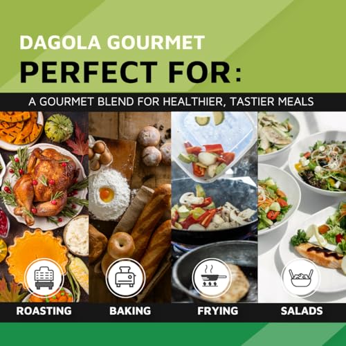 DAGola Gourmet Blend Olive Oil - Keto-Friendly, 50% EVOO & 50% Olive DAG, 40% Less Triglycerides, 250ml Chef Bottle – Premium Cooking Oil for Heart Health, Frying, and Dressings