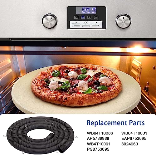 Image of WB04T10001 WB04T10086 Range Oven Door Door Gasket Replacement Suitable for GE, Kenmore