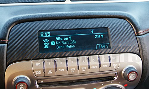 Decal Concepts Carbon Fiber Radio Overlay Decal Sticker - Fits Camaro (2010-2015)