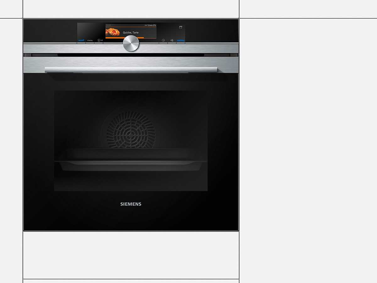 Siemens HS658GXS6 iQ700 Four électrique/A +/ 71 L/Acier inoxydable/fonction vapeur / 4D Air Chaud/Classe énergétique A