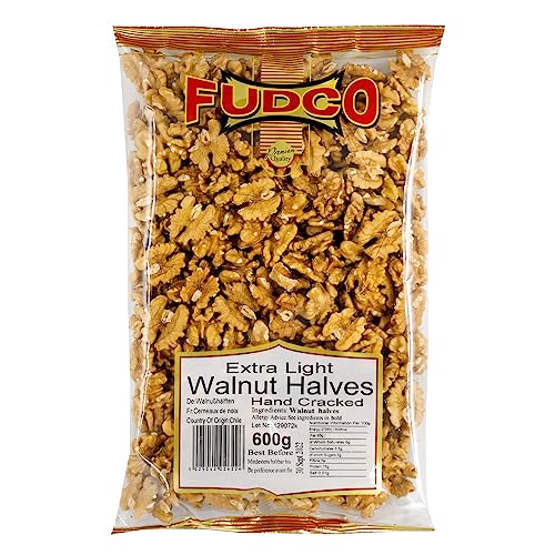Official Fudco Walnut Halves Extra Light 600g