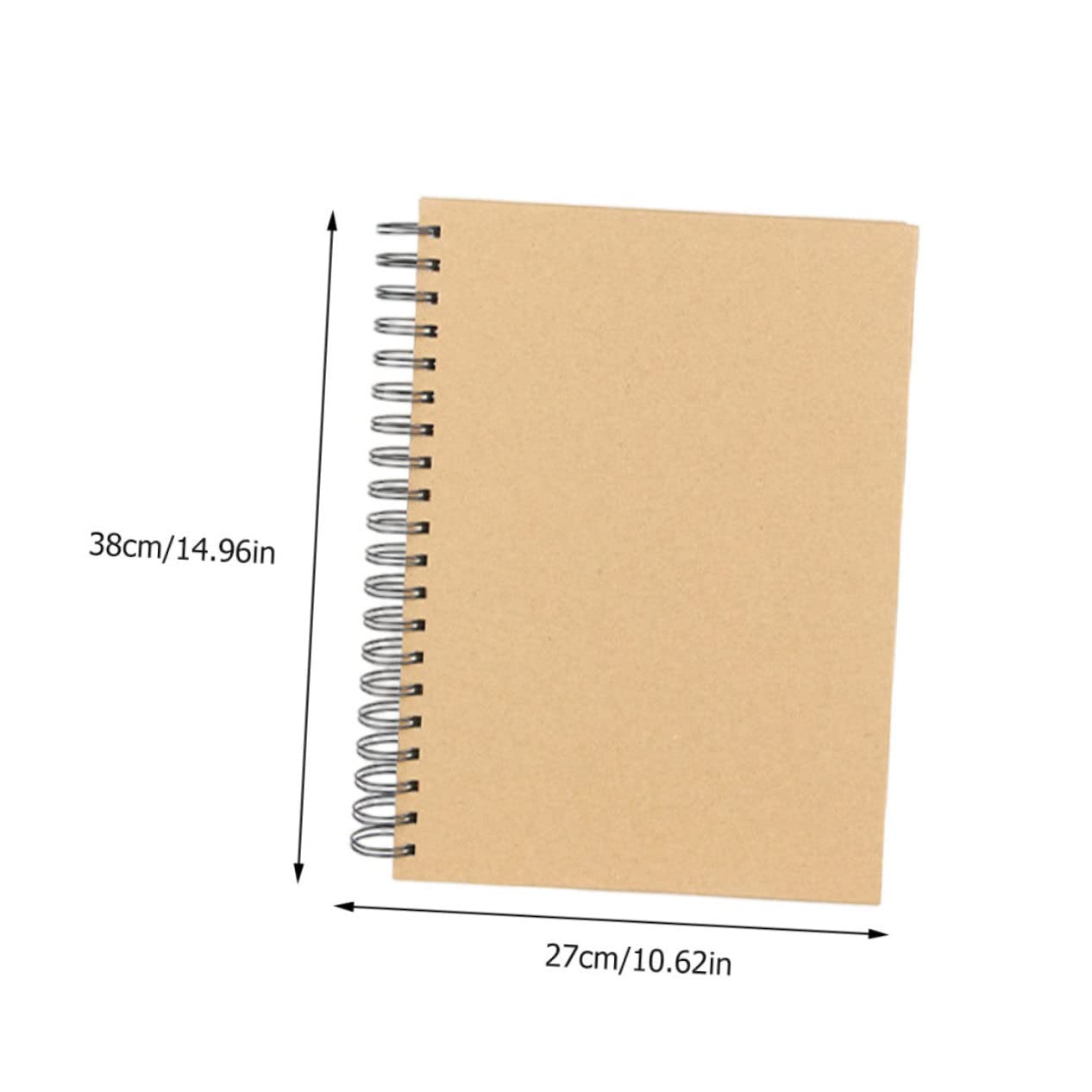 TEHAUX Skizzenbuch mit 60 Blatt Dicken Weißen Papier für Zeichnen und Malerei für Selbstgemacht Malbuch und Skizzen in Verschiedenen Szenarien