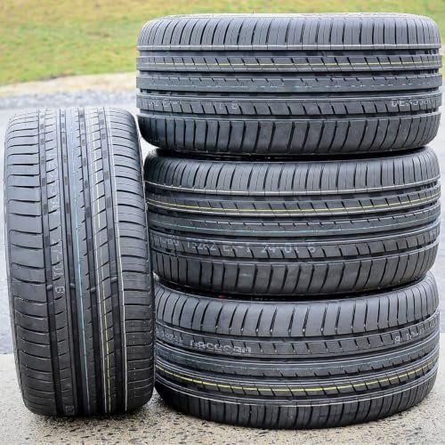 Set of 4 (FOUR) Cosmo Tires MuchoMacho All-Season Truck/SUV High Performance Radial Tires-245/45R18 245/45ZR18 245/45/18 245/45-18 100Y Load Range XL 4-Ply BSW Black Side Wall UTQG 300AAA