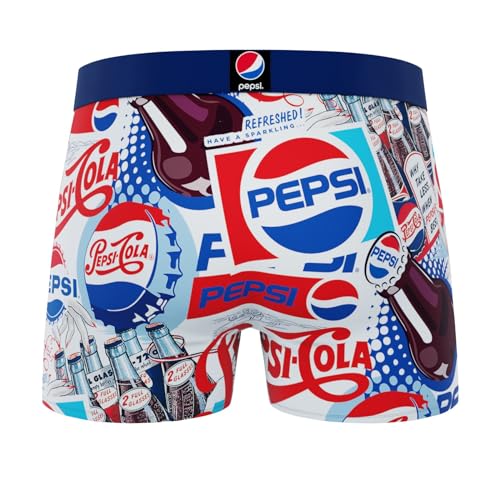 CRAZYBOXER Men's Underwear Pepsi Comfortable Boxer Brief Original (3 PACK)3