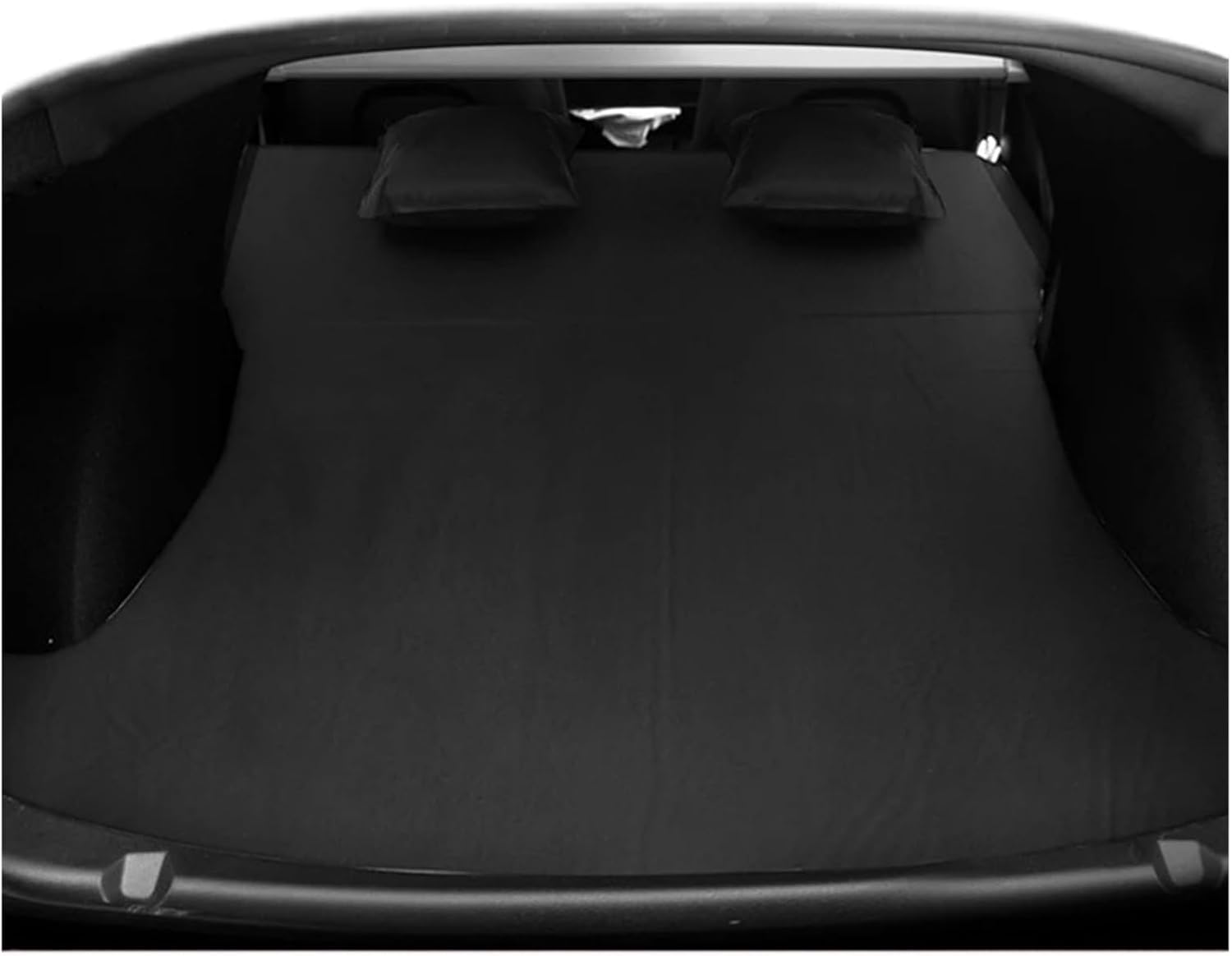 Car Air Bed Fit for Tesla Model 3 Highland Y Juniper 2017-2025 Inflatable Air Mattress Outdoor Camping Suede Fabric Car Travel Bed Universal(Model 3 Black)