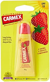 Carmex Strawberry Lip Balm Tube, 10g