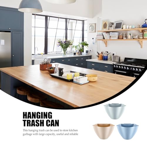 Bote de basura pequeño colgante para cocina 3 piezas miniatura 3