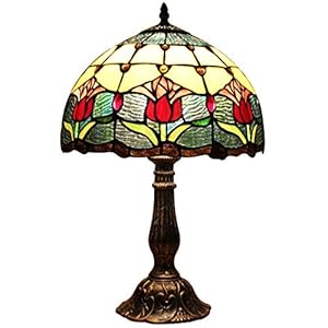 Bieye L30020 Tiffany Tischlampe 12 Zoll