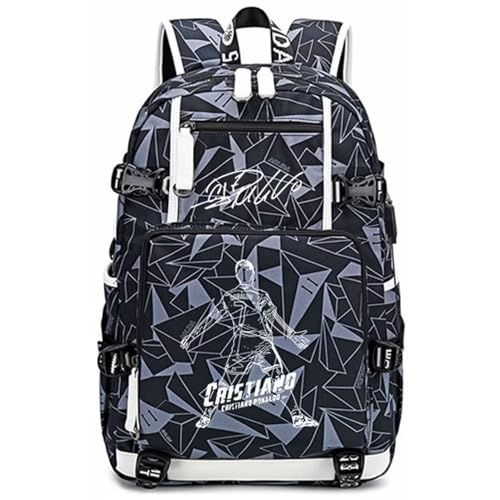 Soccer Player 7 Luminous Football Backpack for Men & Women