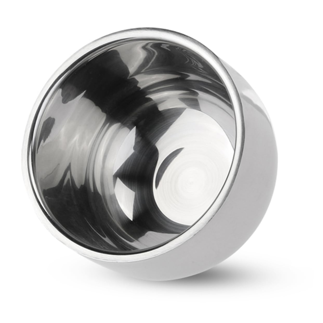 IWOWHERO Stainless Steel Shaving Bowl Bubbling Razor Bowl Shaving Soap Cup Men's Care Practical Design Home Use
