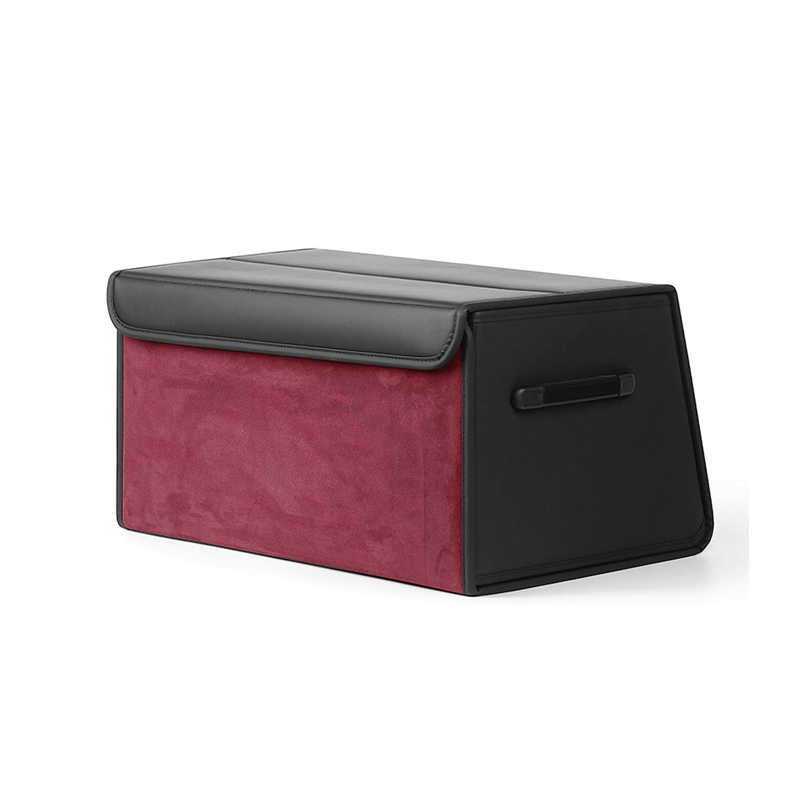 Dfrywdgsey Red Multipurpose Car Trunk Storage Organizer With Lid(Red)