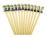 Cute Minion Gel Ink Pens - Ultra-Fine Point, Black, 12-Pack