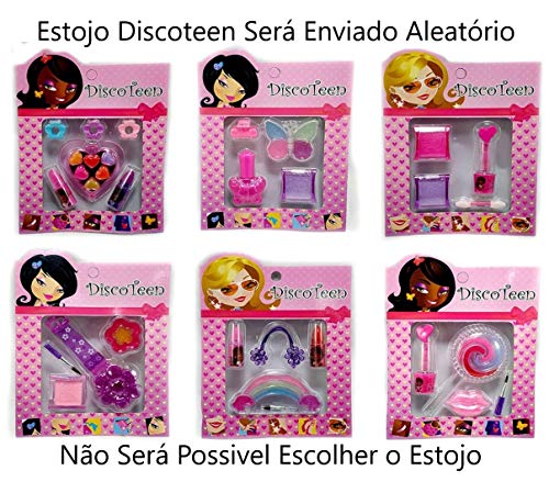 Maleta Baú Kit Maquiagem Infantil Top Kit Pinceis