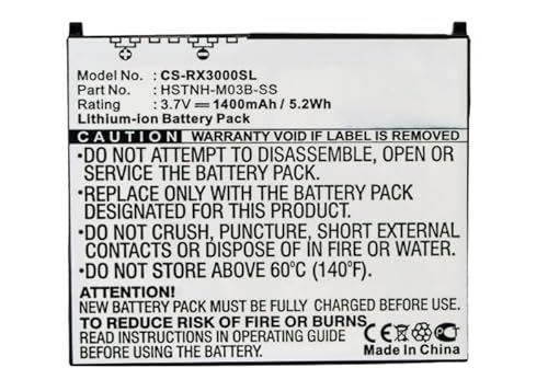 image for Generic Battery Replacement for HP iPAQ hx2490 iPAQ rx3115 iPAQ hx2000