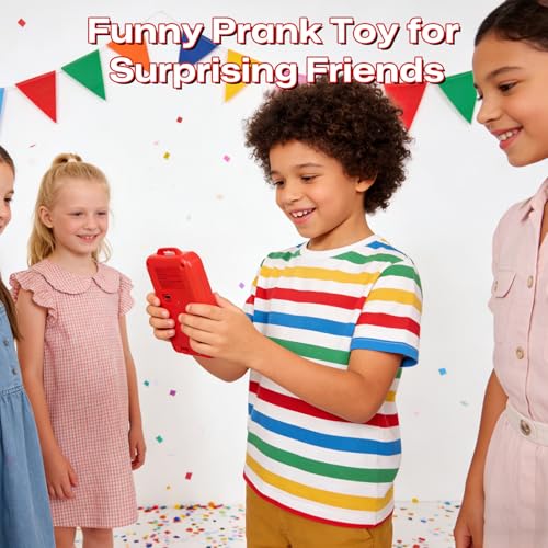 YORIIMEU Sound Effects Machine - 20 Hilarious Sounds Gifts for Boys, Fart Noise Marker for Kids, Portable Electronic Sound Maker for Party, Game Night and Family Fun (Red, Include AAA Battery) - Image 6